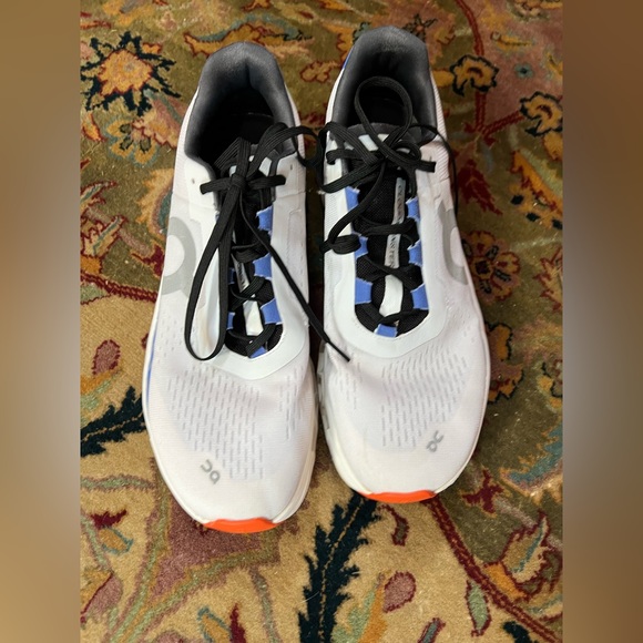 On Running Other - On Running Cloudmonster Men's Frost & Cobalt Running Shoes